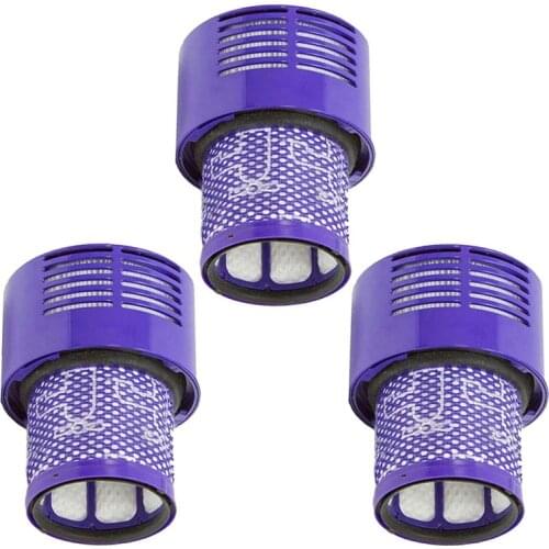 Washable Filter Unit For Dyson V10 Sv12 Cyclone Animal Absolute Total Clean Vacuum Cleaner (Pack Of 3)