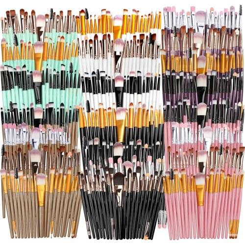 20Pcs Makeup Brushes Set For Foundation Powder Blush Eyeshadow Concealer Lip Eye Make Up Brush Professional Cosmetic Beauty Tool