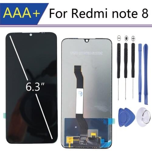Pantalla 6.3 inch For redmi note 8 lcd Touch Screen reemplazo partes For xiaomi redmi note 8 display in Mobile Phone LCDs
