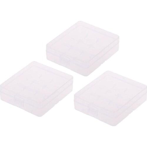 Durable 5pc 4X18650 Battery Holder Case 18650 Battery Storage Box Rechargeable Battery Power Bank Plastic Cases