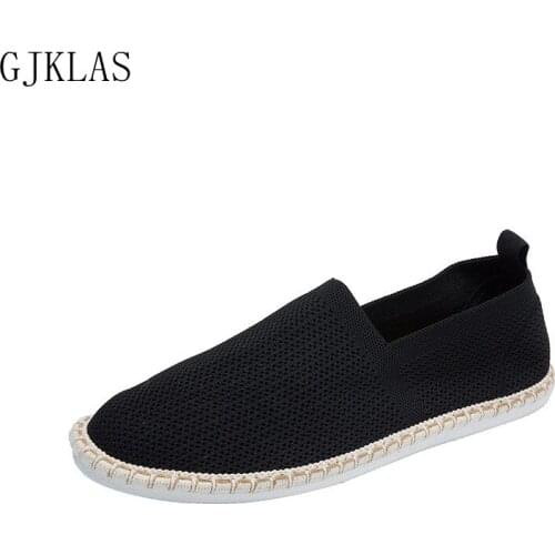 Mesh Casual Shoes Fisherman Loafers Men Flats Men Sneakers Weightlightight Breathable Fashion Knitted Shoes Man Sneakers Homme