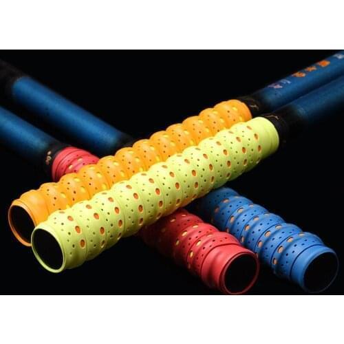 Wide plume 105 double color keel glue breathable badminton hand glue fishing rod with wrap around rao absorb sweat