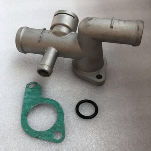 Aluminium Alloy Engine Cooling Coolant Hose Connector Pipe 06A 121 133J for Jetta Golf MK4 Bettle A3 S3 TT Seat Leon Ibiza 1.8T