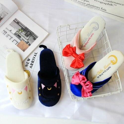 2020 Cartoon Pretty Girl Warrior Cartoon Cute Slippers Role Playing Home Cotton Slippers Girls Slippers