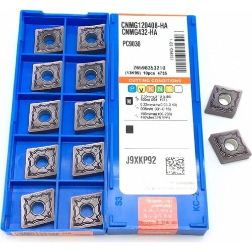 CNMG120408 HA PC9030 External turning tool carbide blade CNMG120408