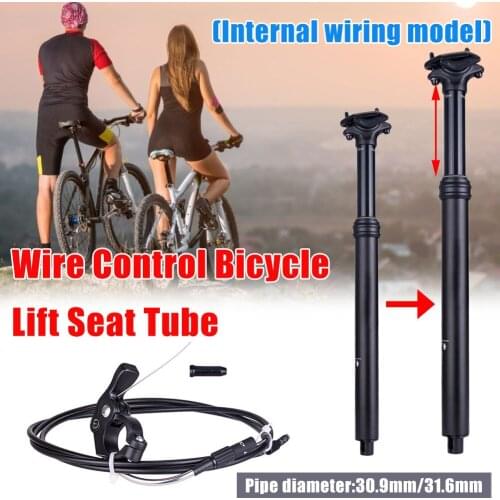 Internal Running Line Wire Control Oil Pressure Air Pressure Bike Lift Seat Tube 31.6/30.9mm Bicycle Seat Tube Outside Routing
