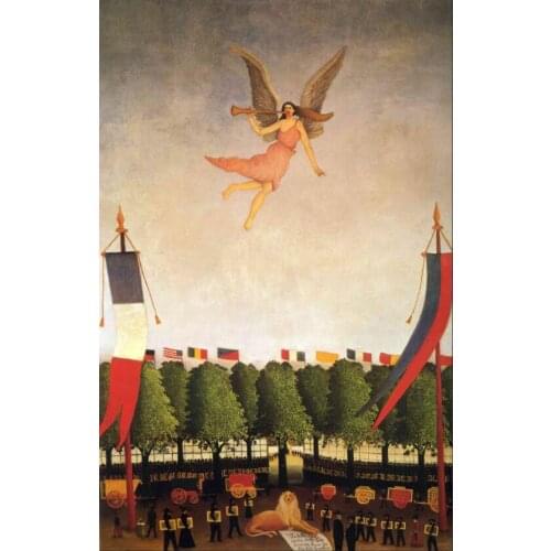 High quality Oil painting Canvas Reproductions Liberty Inviting Artists to Take Part by Henri Rousseau painting hand painted