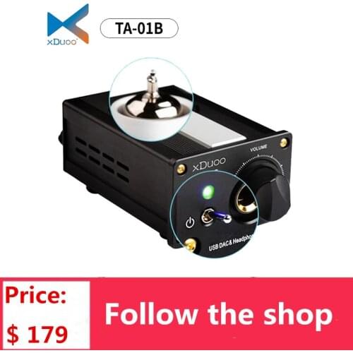 XDUOO TA-01B 12AU7 Tubes Amplifier High Performance HIFI USB DAC Tube Headphone Amplifier