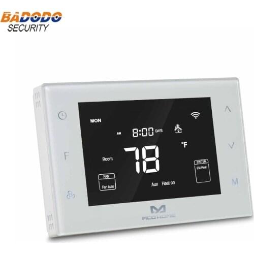 Z-Wave enabled programmable thermostat Heat Pump Thermostat MCO Home MH6-HP for heat pump control system