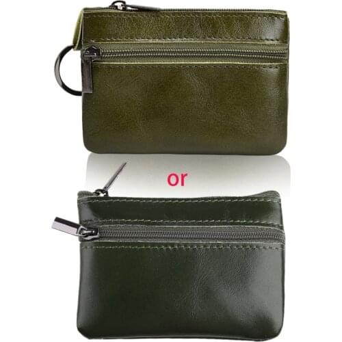 Ladies Kids Men Women Small Coin Credit Card Key Ring Wallet Pouch Purse Case