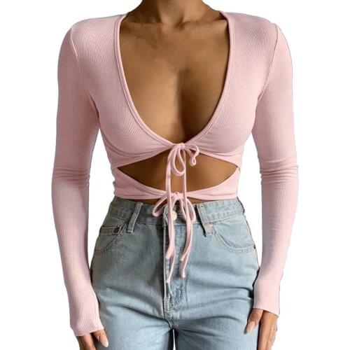 2021 new crop sexy short drawstring solid color women strapless knitted cotton summer ladies stretch top