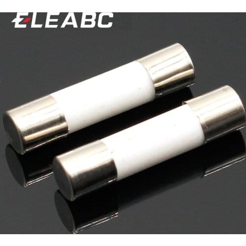 10pcs Ceramic Fuse 5mm x 20mm Slow Blow T 0.5A 1A 2A 3A 4A 5A 6A 8A 10A 13A 15A 16A 20A 250V