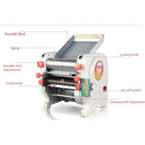 Larger Mult-functional Electric Pressing Machine Manual Stainless Steel Pasta Maker Noodle Dumpling Making Machine