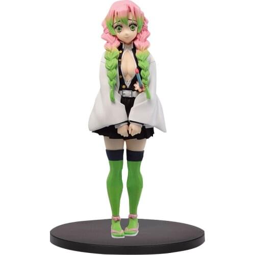 15cm Demon Slayer Anime Figurine Model Kimetsu No Yaiba Kanroji Mitsuri Figures PVC Model Toys Animation Figure Garage Kits