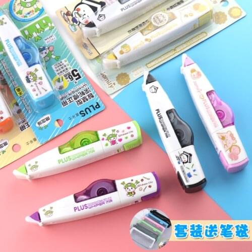 Replaceable Stationery Kawaii Accessories Cartoon Correction Tape 1+5 PCS/Lot School Supplies Modification Belt Set