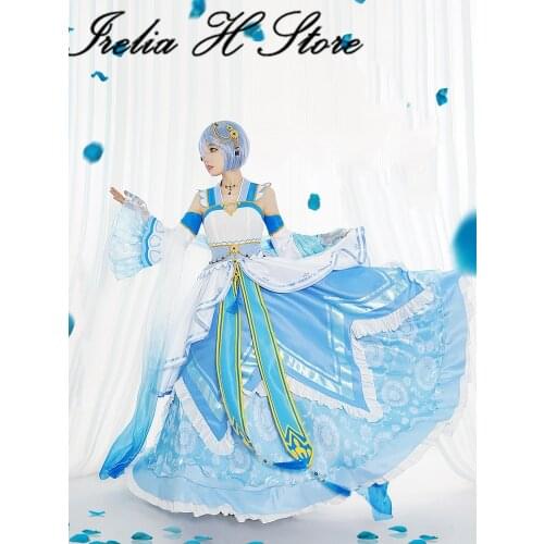 PresaleIrelia H Store Re: Life in a different world from zero Hanbiuk Rem Cosplay Costume dress female Rem Han Fu Figure Cosplay