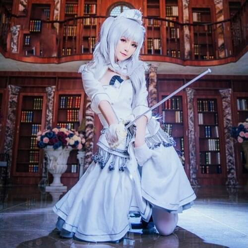 DATE A LIVE cos Tokisaki Kurumi Nightmare anime woman girl cosplay costume set Dress + shawl + bowknot + hat + gloves*2