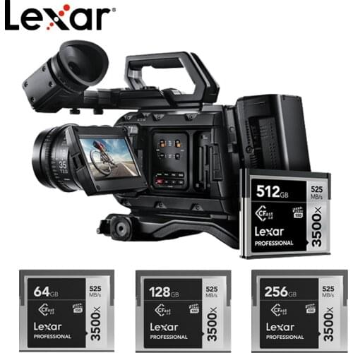Lexar Professional 535MB/S 3500x High Speed CFast Memory Card 32GB 64GB 128GB 256GB 512GB For 3D 4K Full HD Video DSLR Camera