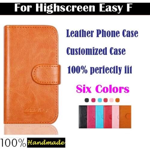 Hot! Highscreen Easy F Case New Arrival 6 Colors High Quality Flip Leather Protective Cover For Highscreen Easy F Phone Case