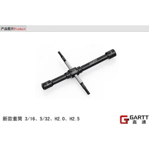 Freeshipping GARTT Combination Wrench Tool 3/16 5/32 H2.0 H2.5 For RC Helicopter Airplane Big Sale