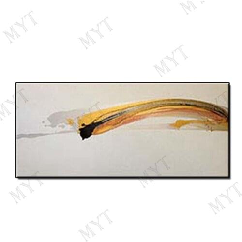 Fashion hot sale Hand Painted Wall art Picture modren Abstract gold landscape for Living room bedroom home decor no framed