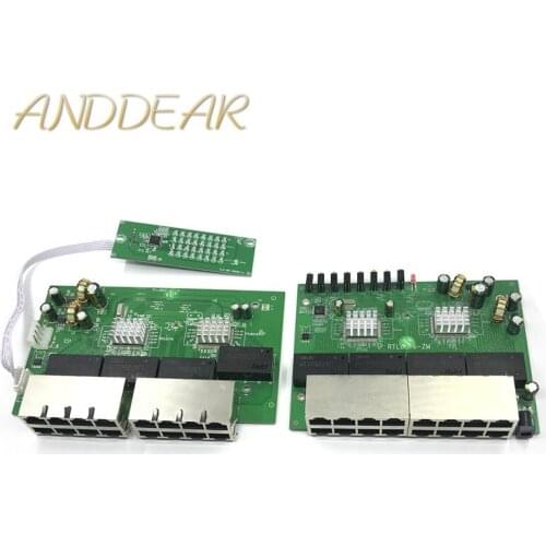 OEM New model 16 Port Gigabit Switch Desktop RJ45 Ethernet Switch module 10/100/1000mbps Lan Hub switch16 portas otherboard