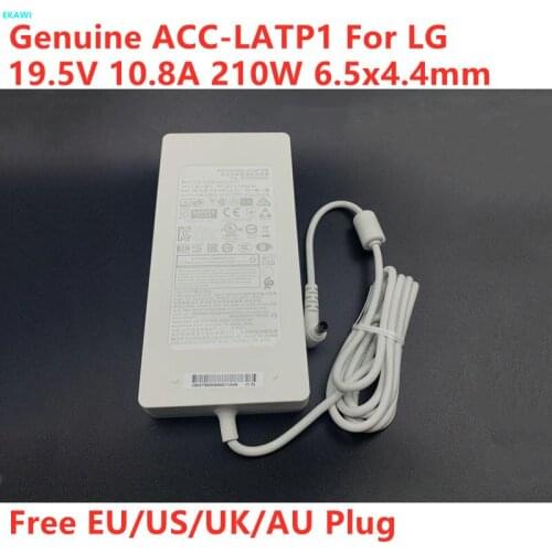 Genuine ACC-LATP1 EAY65068601 19.5V 10.8A 210W ADS-210NL-19-3 AC Adapter For LG 32UD99 32UL950-W Laptop Power Supply Charger