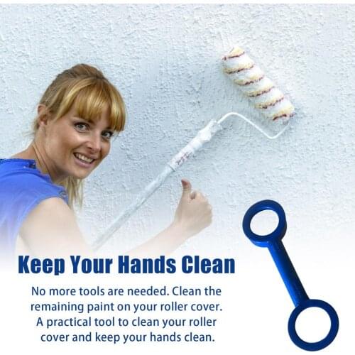 Roller Squeegee Reusable Roller Paint Shaver Tool For Save Paint Handy And Convenient Available Size Keep Your Hands Clean