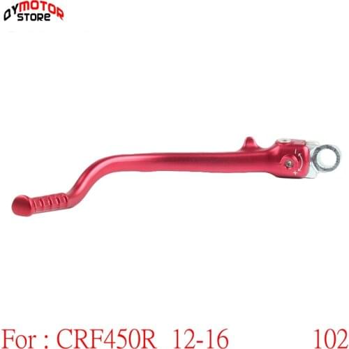 High quality Motorcycle Aluminum Kick Start Starter Lever Pedal For HONDA CRF450R CRF 450R 2012 2013 2014 2015 2016 2012-2016