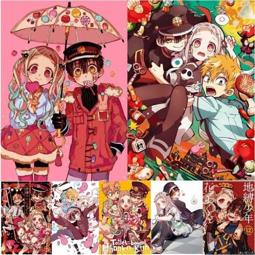 Japanese Anime Jibaku Shounen Hanako-Kun Wall Art Poster Mural Otaku Home Decor Canvas Painting