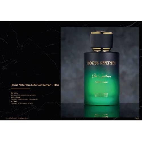 Horus Nefertem Elite Gentelman Green Aphrodisiaque Premium 100ml Lasting Male Perfume ApaStore