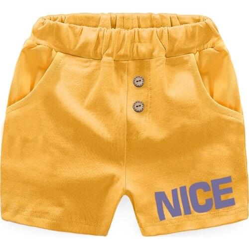 ZWY902 Summer Beach Baby Infant Boy Shorts Casual Embroidery Children Pants Trousers Clothing Elastic Waist Thin Kids