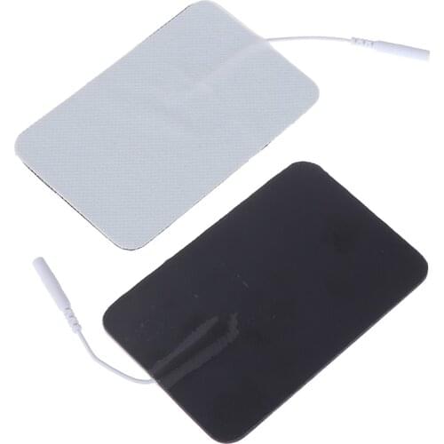 1Pair * Electrode Pads Self adhesive Pads 7*11 Reusable Tens Machine Electrode Pads Body Massager