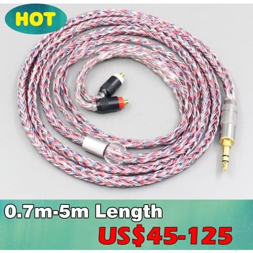 16 Core Silver OCC OFC Mixed Braided Cable For Sony IER-M7 IER-M9 IER-Z1R Headset Earphone Headphone LN007572
