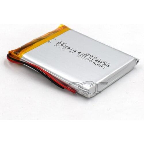 3.7V 805060 With Protective Plate 3000mAh Rechargeable Polymer Lithium Battery For PSP Navigation Ebook Core Li-ion Cell