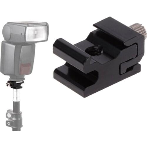Camera Flashes Accessories Hot Shoe Flash 1/4" standard Bracket Stand Mount Adapter Trigger Holder Camera Accessories-U1JA