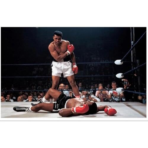 Muhammad Ali 5D Diamond Painting Boxing Poster Diamond Mosaic Diy Full Round Embroidery Cross Stitch Rhinestone Home Decor Gift