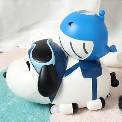 Remote Control Car Dog Bubble Machine Water Bubble Kids Toy Family Activities K1KC