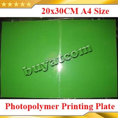 Free Shipping 20x30CM A4 Size CliChe Making UV Exposure Photopolymer Printing Plate Mold Business Card