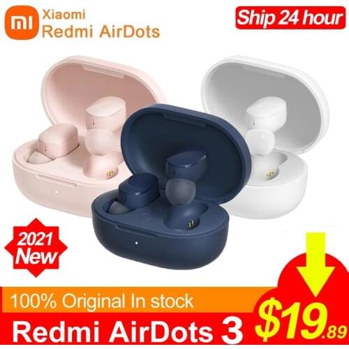 Xiaomi Redmi AirDots 3 Pro True Wireless Bluetooth Eaphone 5.2 aptX Adaptive Stereo Bass with Microphone Handsfree 2SE Earphones