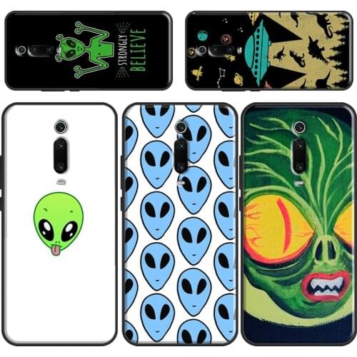 Alien Martian UFO Phone Case For Xiaomi Mi 11 Lite Ultra 9 10 9T 10T Pro POCO M3 Pro F2 F3 POCO X3 Pro Cover