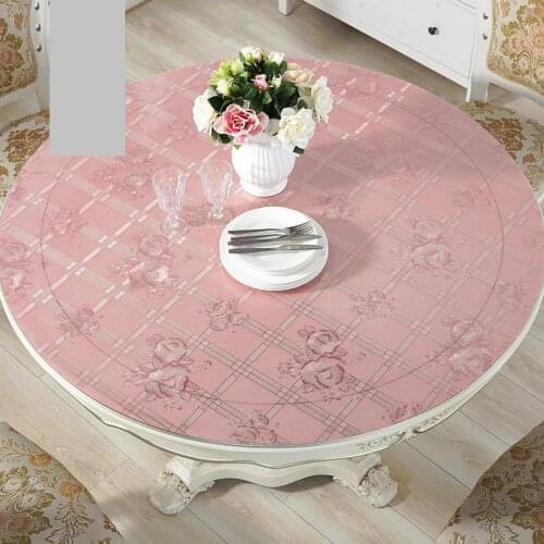 Cosas Para El Hogar Waterproof Shabby Chic Mantel Mesa Tafelkleed Rond Round PVC Cover Manteles Tablecloth Nappe Table Cloth