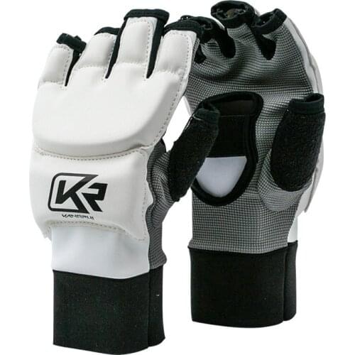 Kids Adults Taekwondo Karate Wrist Support Brace Fight Gloves Hand Guards Accessories Open Fingers 2019 EO