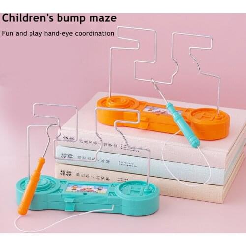 Kids Collision Electric Shock Toy Education Electric Touch Maze Game Party Funny Game Science Experiment Toys for Children Gift