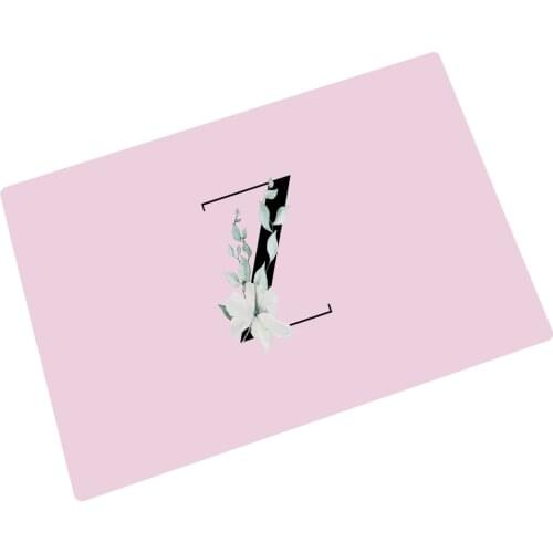 ABC Letter Printing Home Doormat Insole Kitchen Carpet Indoor Welcome Bathroom Non-Slip Floor Mats