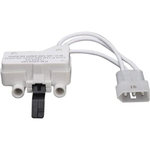 Dryer Door Switch for 3406109 3406107 Whirlpool, Kenmore, Sears, Maytag, Roper, Estate
