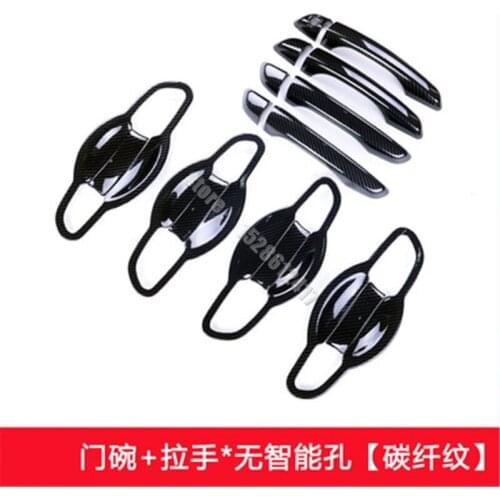 ABS Chrome Door Handle Bowl Door handle Protective covering Cover Trim For Hyundai Elantra Avante AD 2017-2020