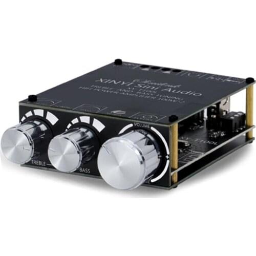 K92C Bluetooth 5.0 100W+100W Power Bluetooth 5.0 Amplifier Board 2.1 Channel Class D Home Stereo Equalizer Amp XY-T100L