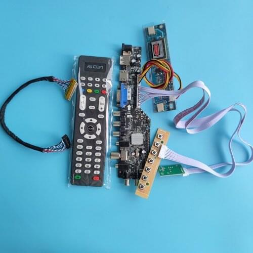 Kit For LTM220MT05 1680X1050 controller board 2 CCFL HDMI USB LVDS 30pin DVB-T DVB-T2 TV screen Panel digital 22"