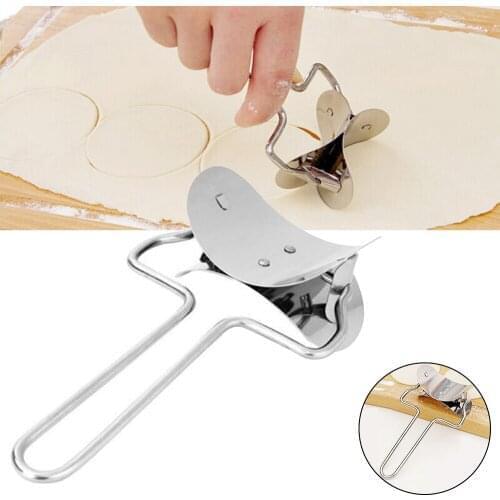 Dumpling Mold Round Rolling Cutting Blade Dough Circle Cutter DIY Ravioli Maker Device Dumpling Wrapper Manual Household Tools